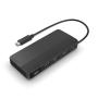 Lenovo USB-C Dual Display Travel Dock Color: Eclipse Black Weight: 137 g (0.3 lb) AC Plug: Type-C Output Power: 65W OS Requ LENO